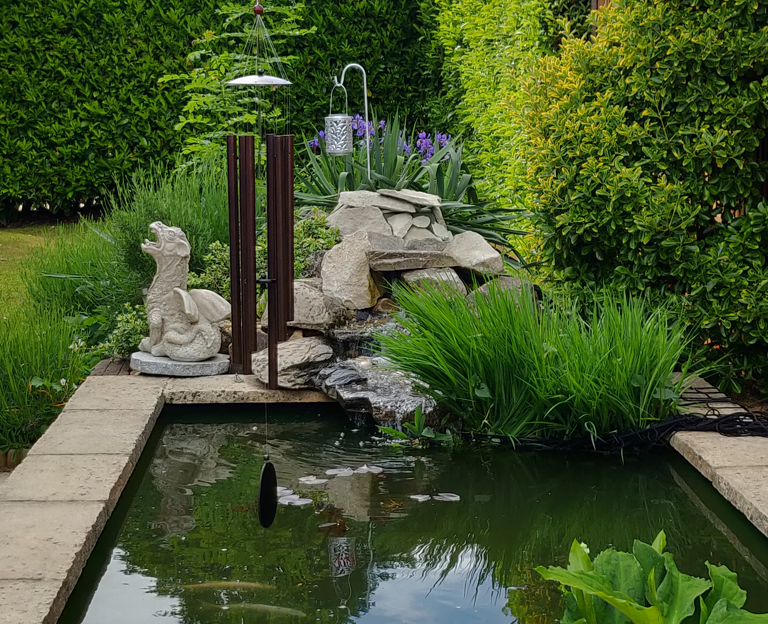 st paul's wind chime outdoor setup
