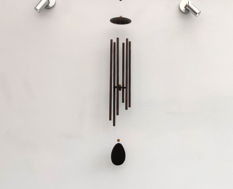 winchester wind chime indoor setup